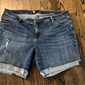 Kut from the Kloth Dark Blue Jean Shorts